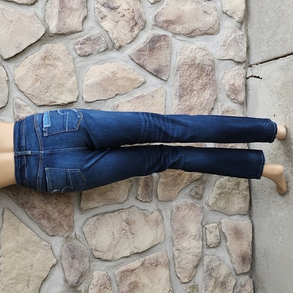 American Eagle | Patchwork Distressed Skinny Jeans - image 6